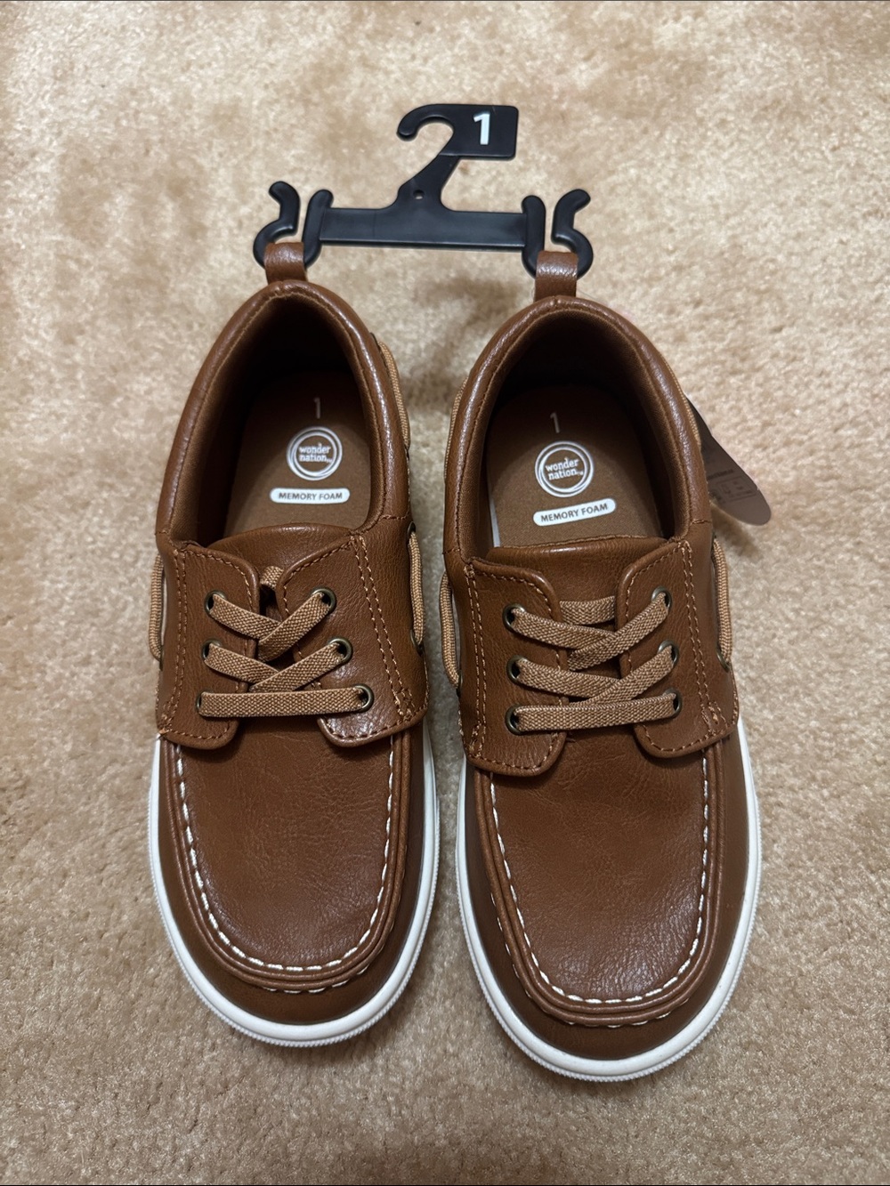 wonder nation Brown Kids‎ Boat Shoes